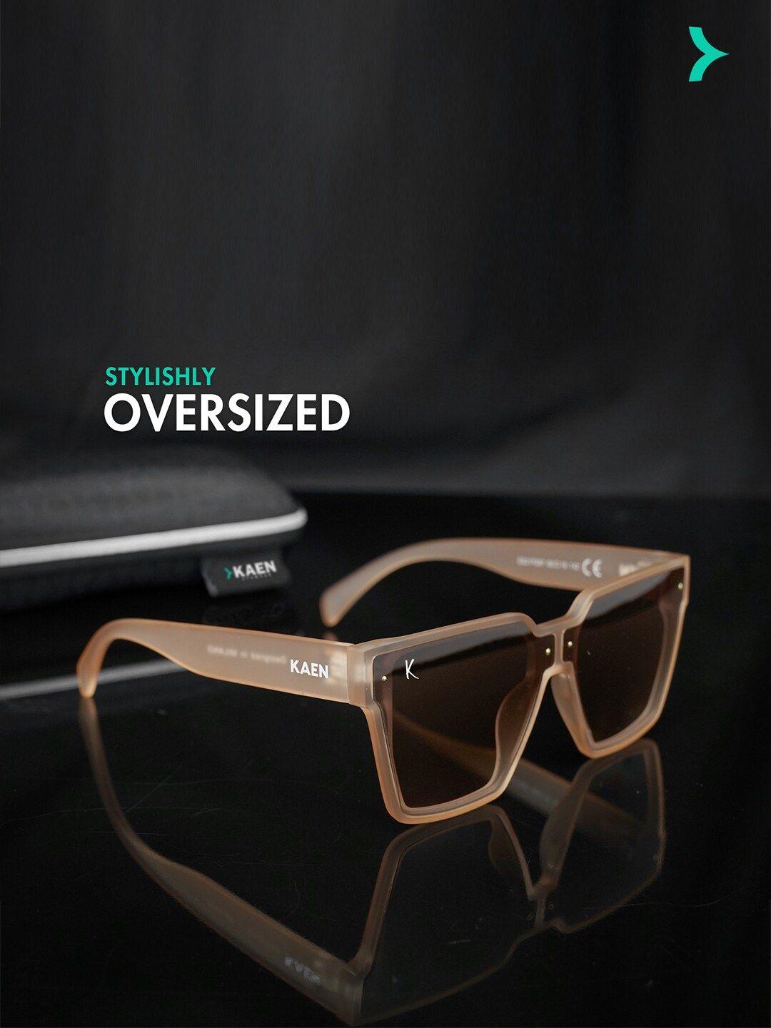 kaen eyewear women oversized sunglasses with uv protected lens