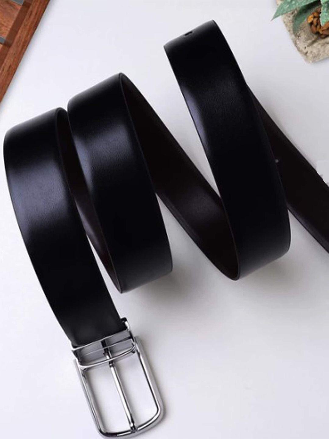 kaezri men solid leather formal belt