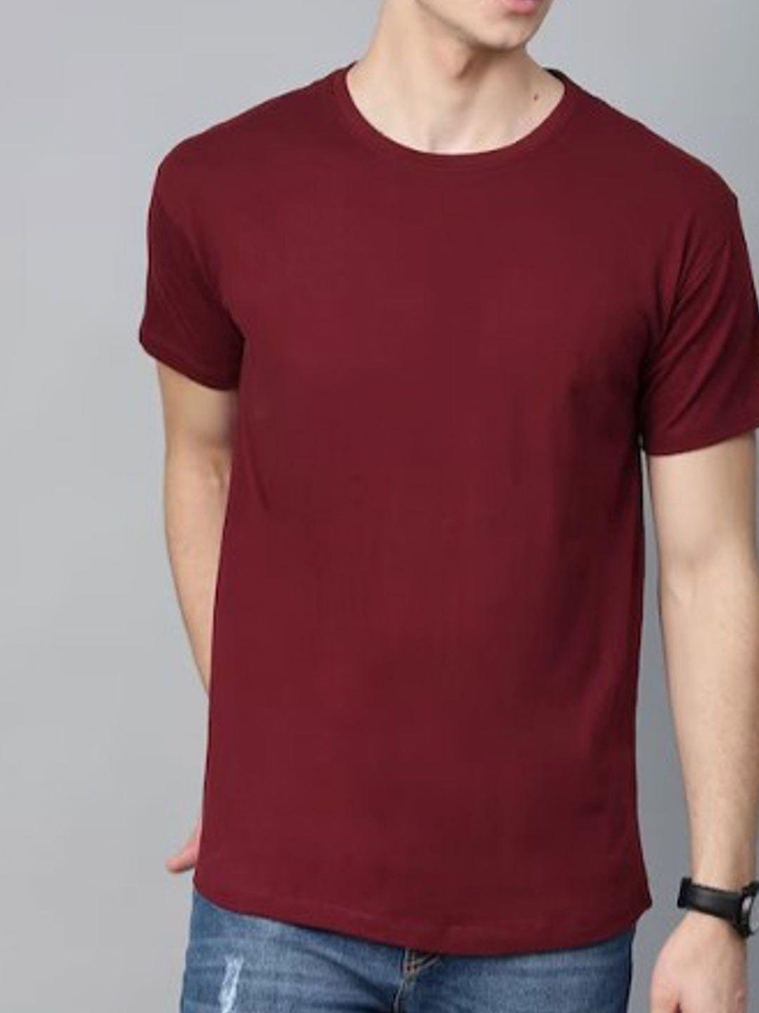 kaezri round neck cotton t-shirt