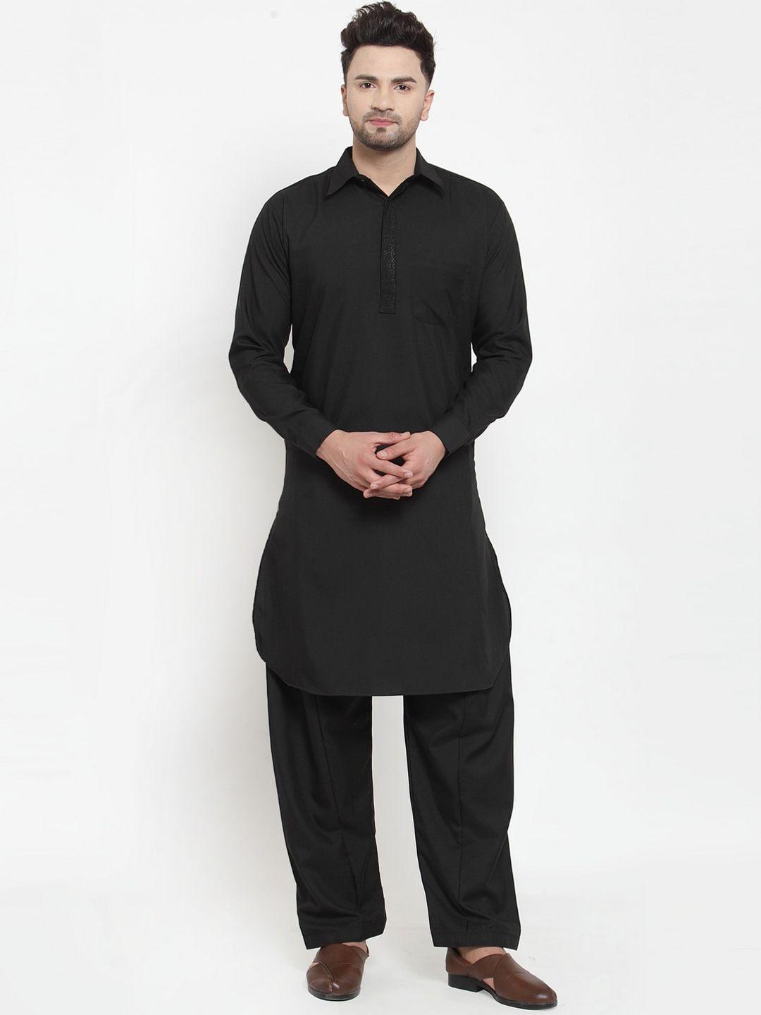 kaifoo men shirt collar kurta with salwar