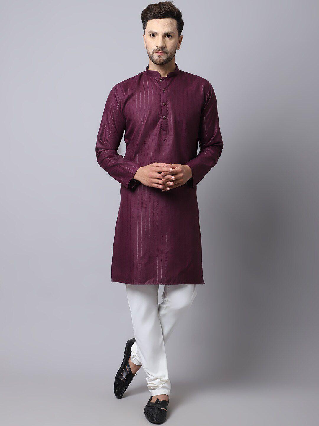 kaifoo men striped kurta with pyjamas