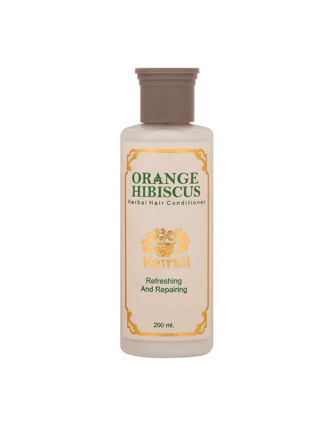 kairali orange hibiscus herbal hair conditioner 200ml