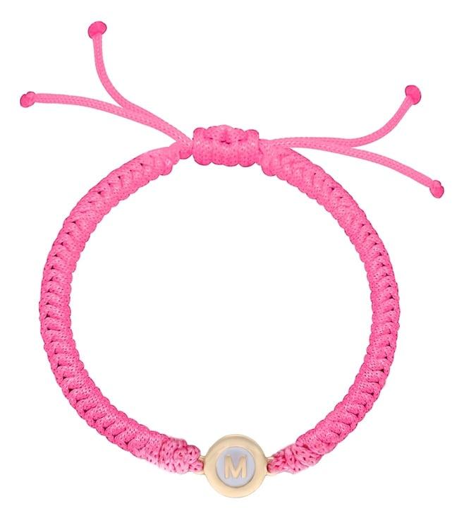 kaj fine jewellery baby personalised cord bracelet