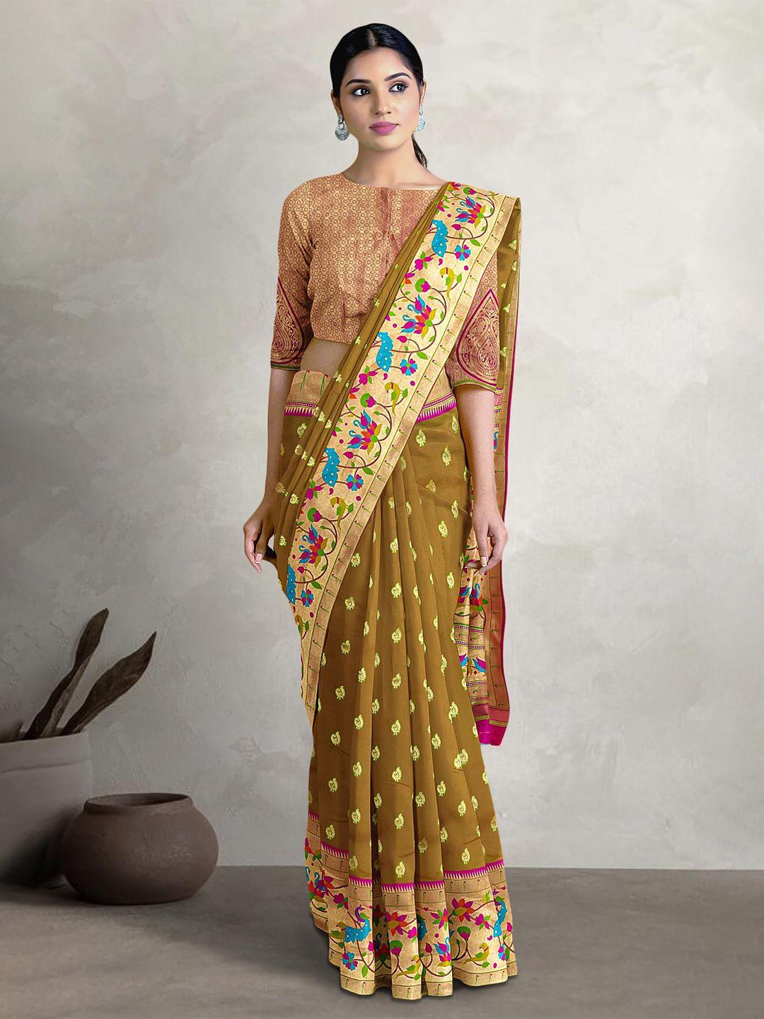 kalamandir ethnic motif woven design saree