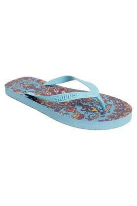 kaleen collection rubber slipon women's slippers - light blue