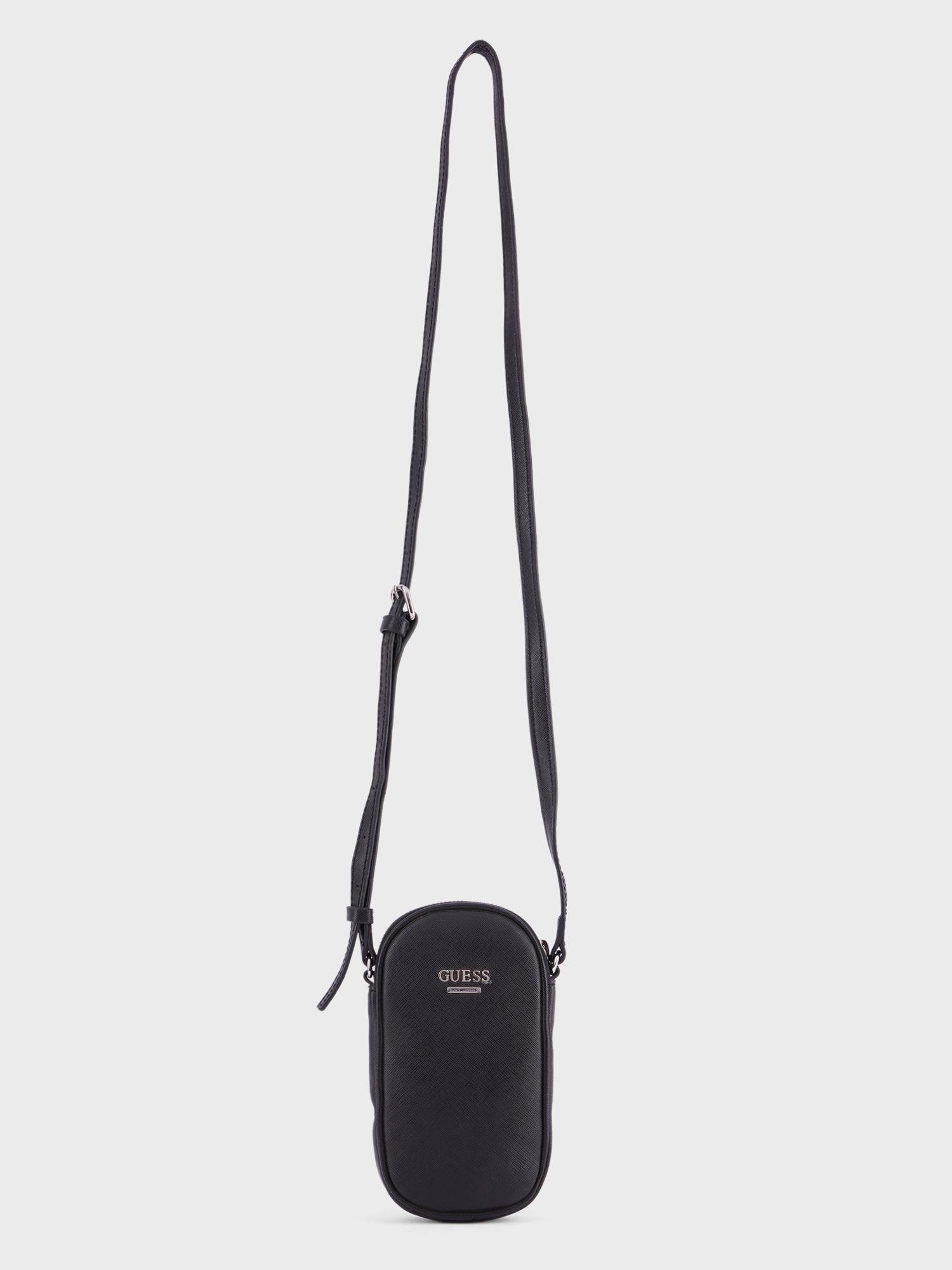 kalie mini sling bag with top zip - black