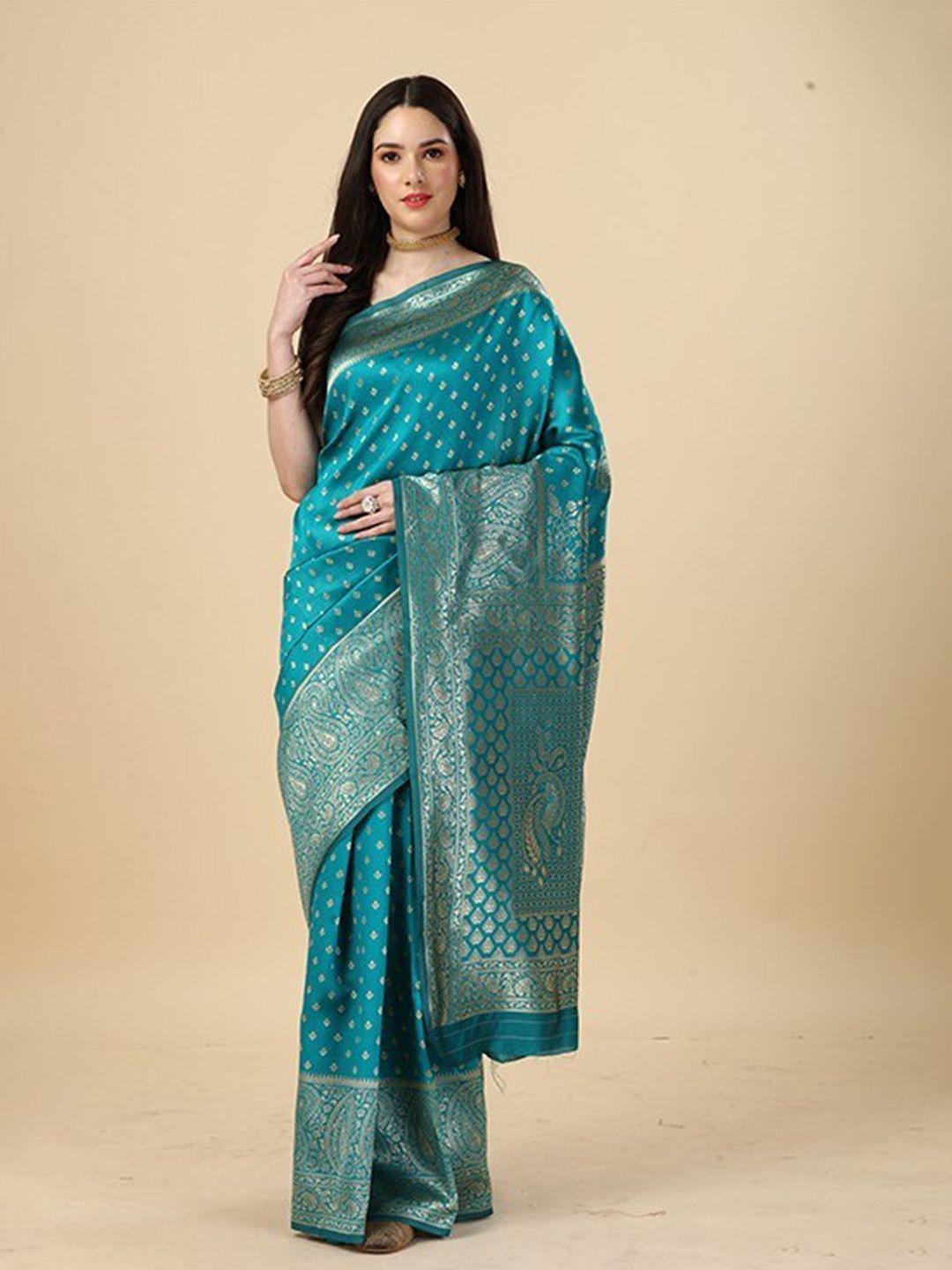 kalini ethnic motifs woven design zari saree