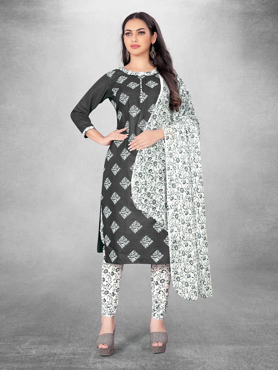 kalini ethnic printed unstitched dress material