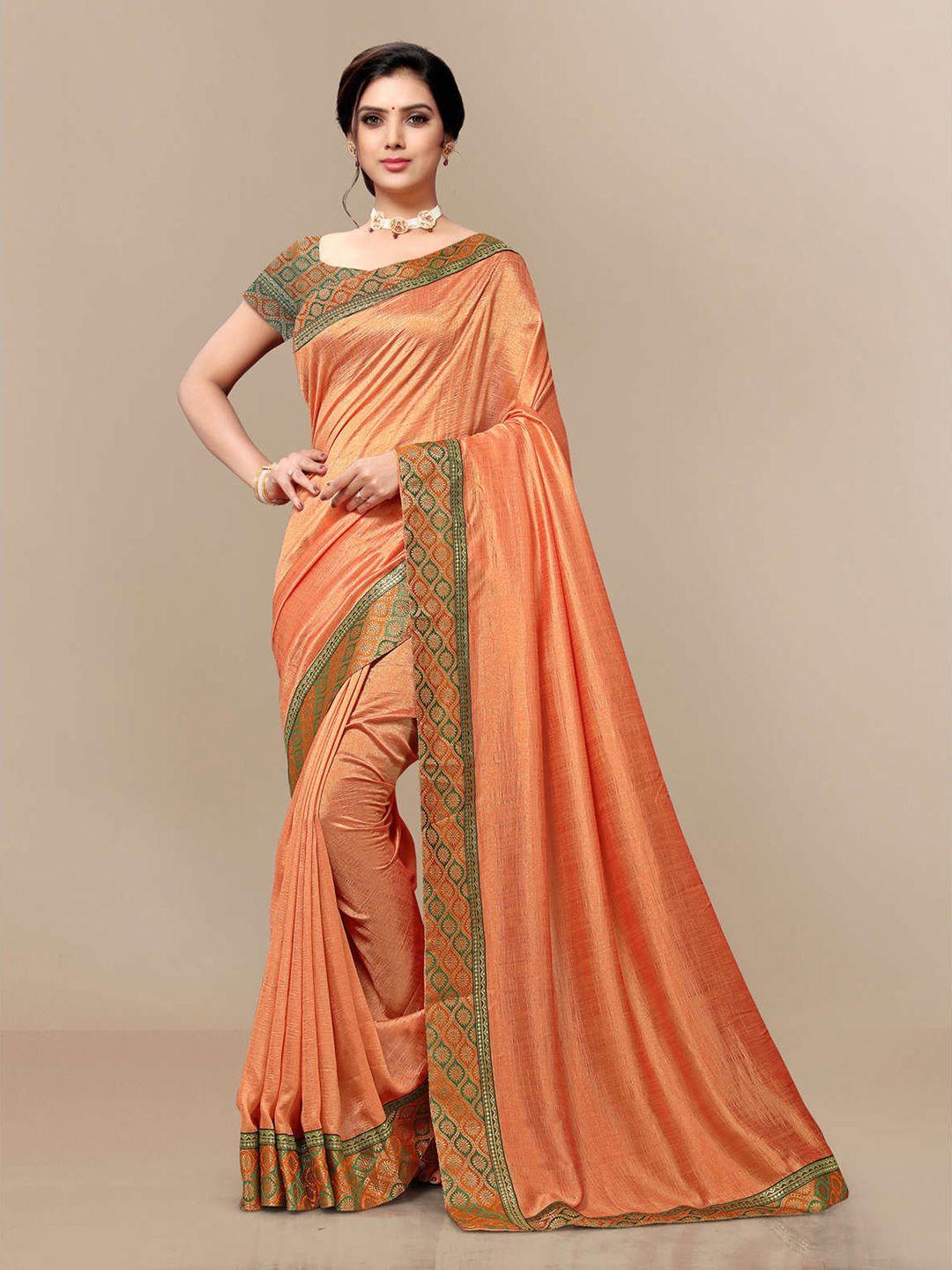 kalini woven design border zari silk blend saree