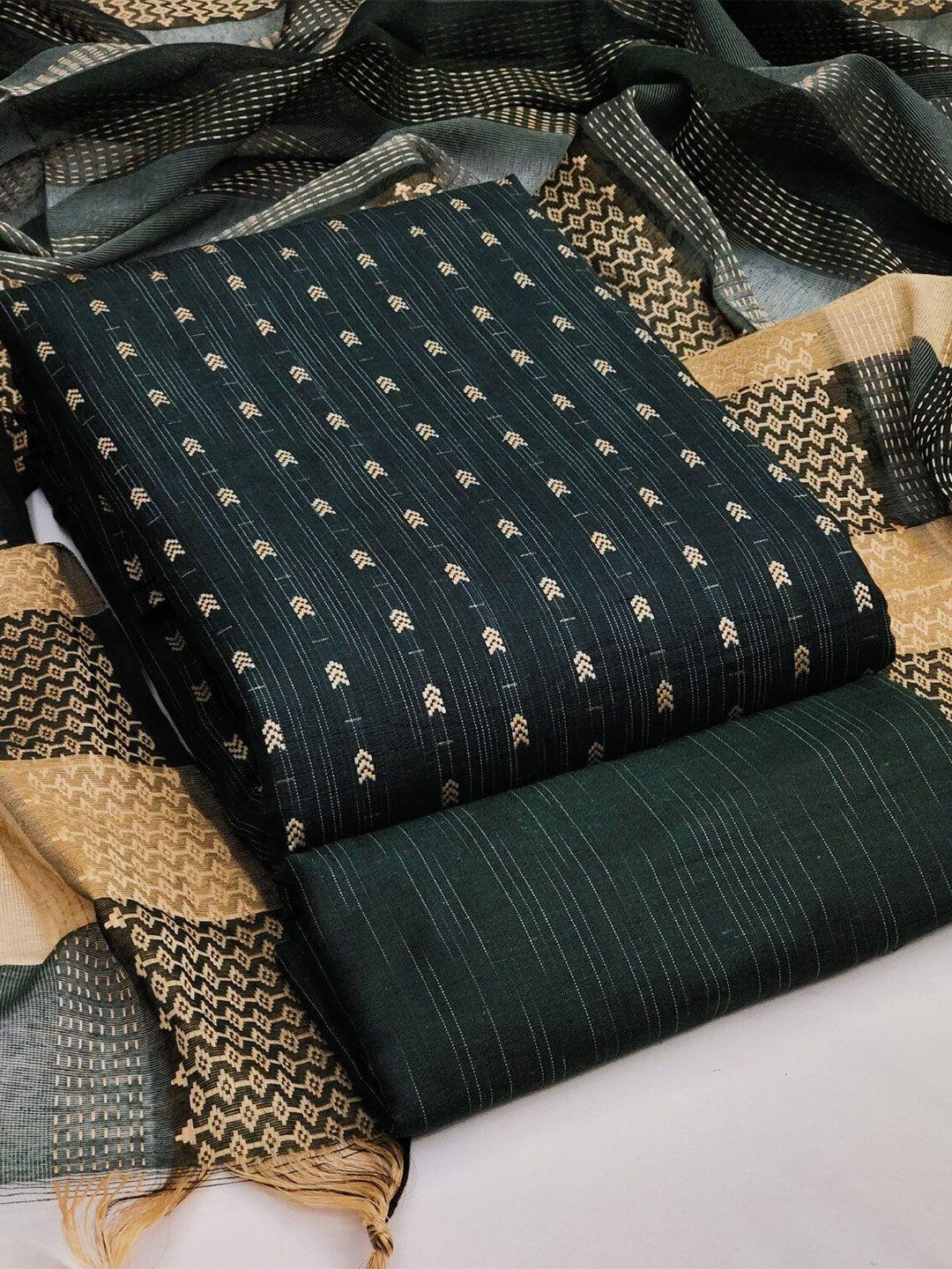 kalini woven design jacquard unstitched dress material