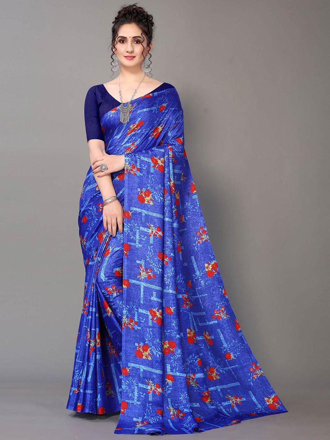 kalini  floral printed saree