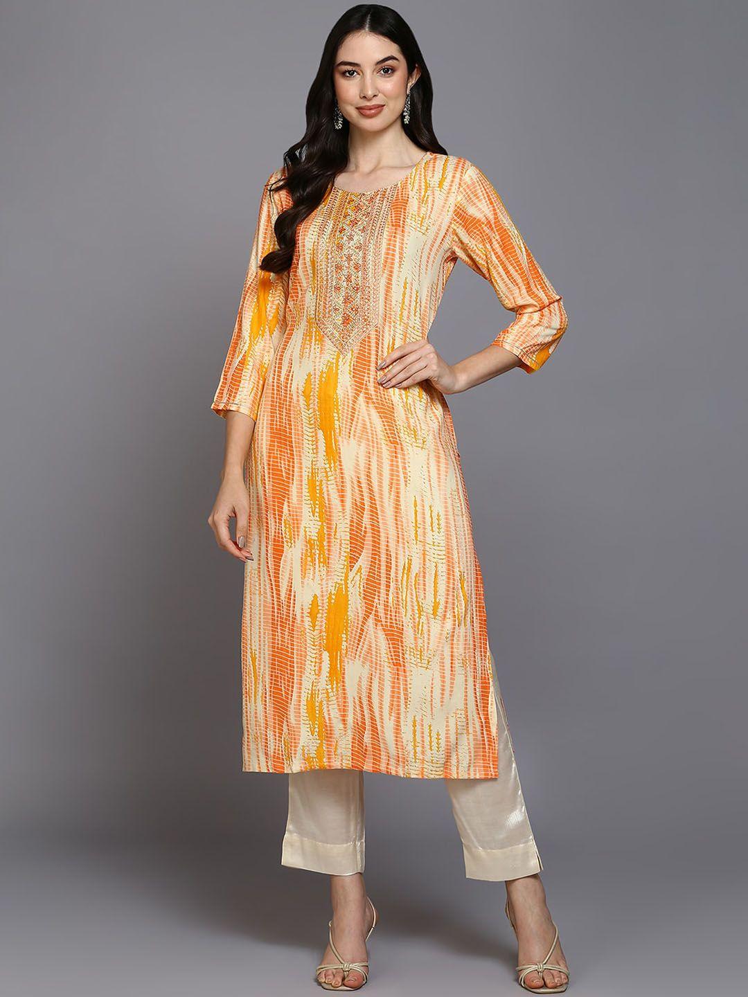 kalini abstract printed kurta