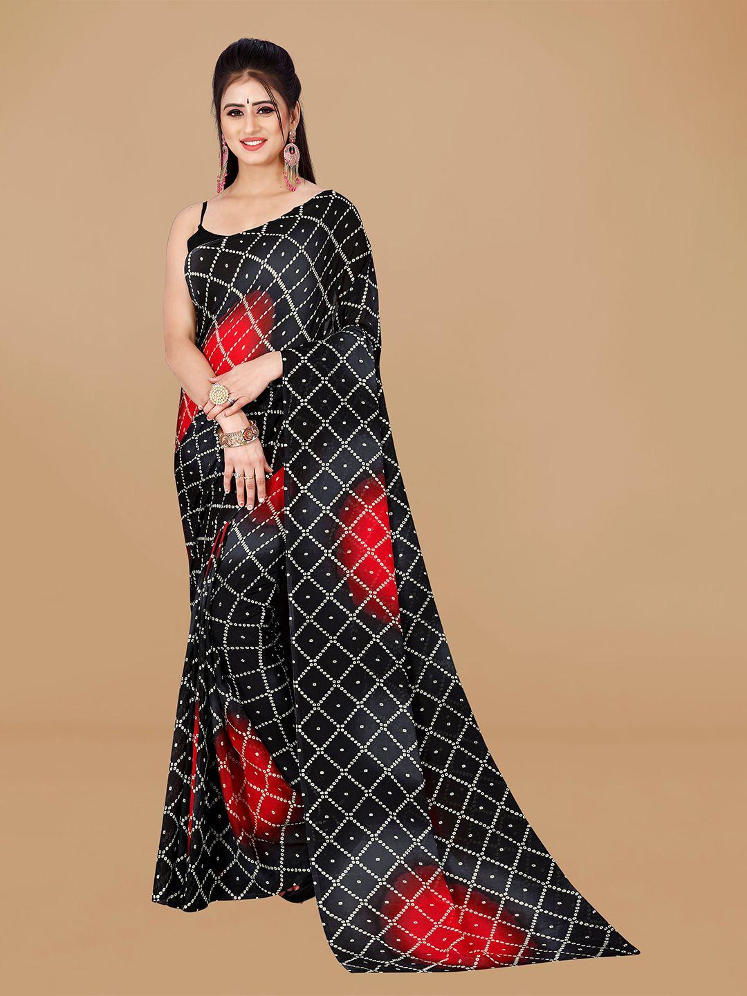 kalini bandhani pure georgette saree