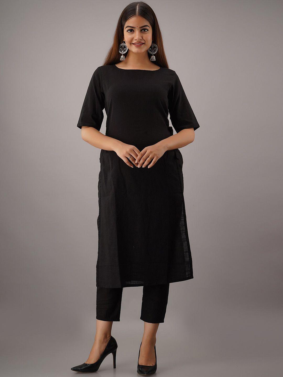 kalini boat neck kurta with trousers