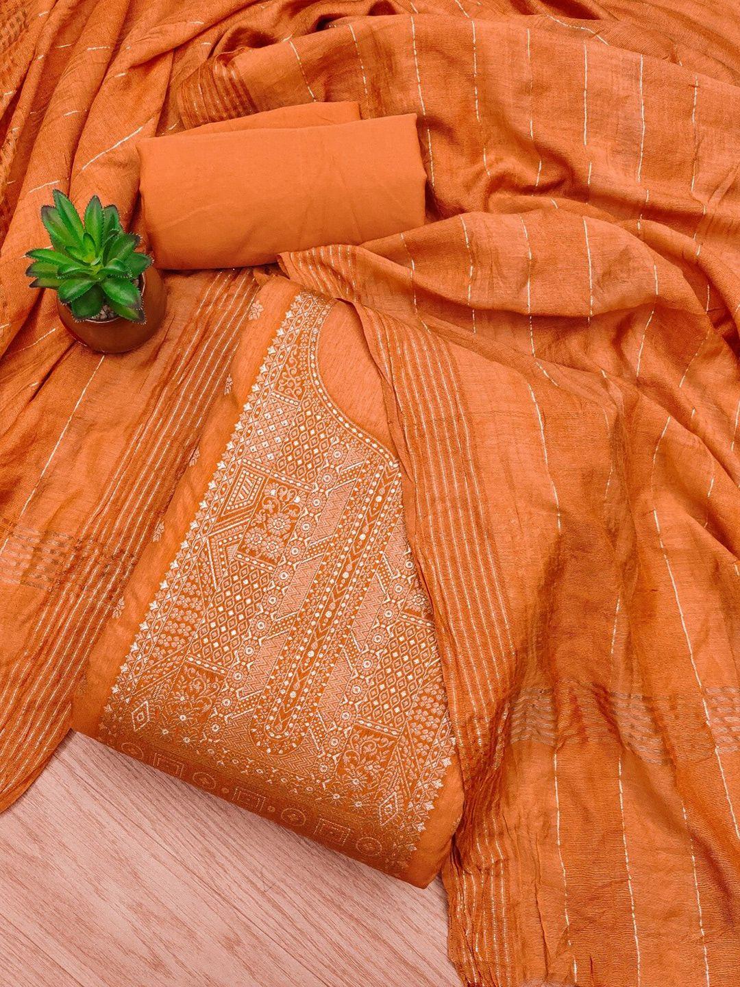 kalini embellished art silk unstitched dress material