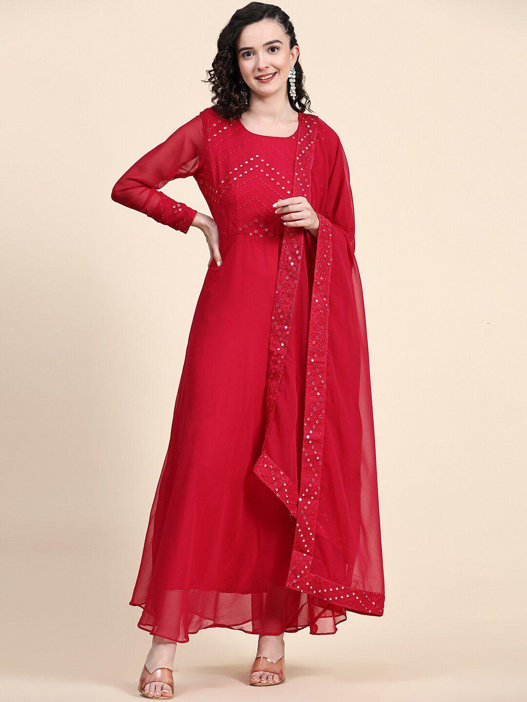 kalini embellished flared ethnic dresses