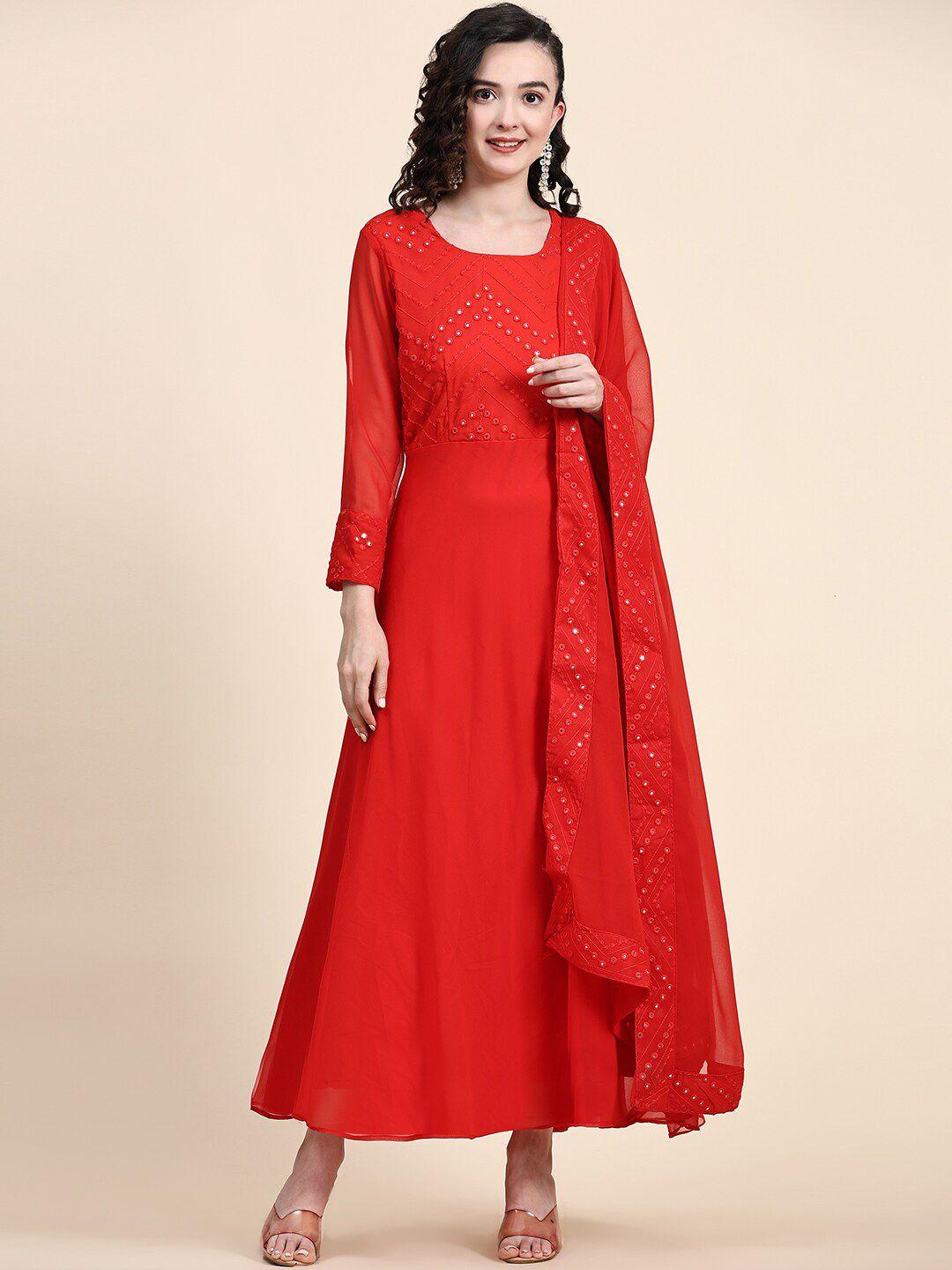 kalini embellished flared ethnic dresses
