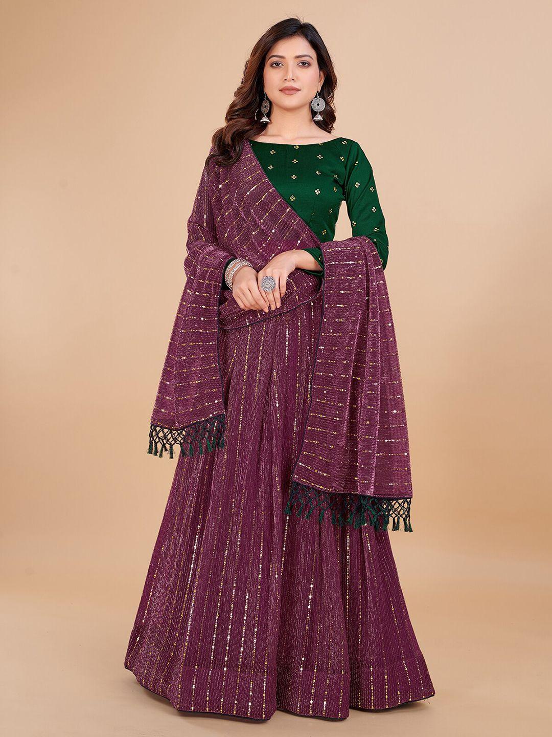 kalini embellished ready to wear lehenga & unstitched blouse with dupatta