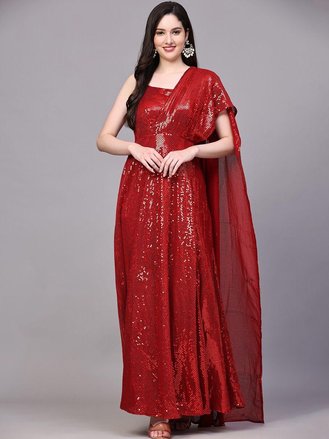 kalini embellished sequinned detailed maxi dress