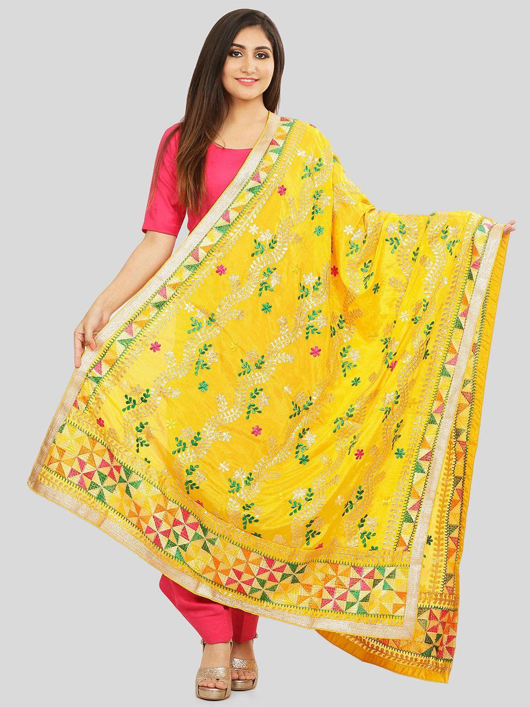 kalini embroidered dupatta with thread work