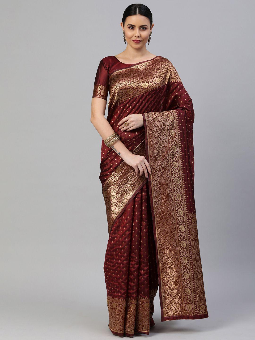 kalini ethinic woven design zari banarasi saree