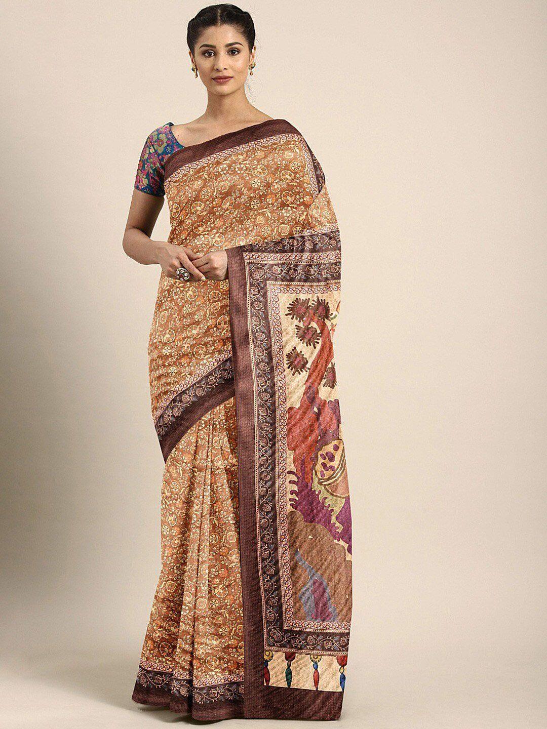 kalini ethnic motif printed saree