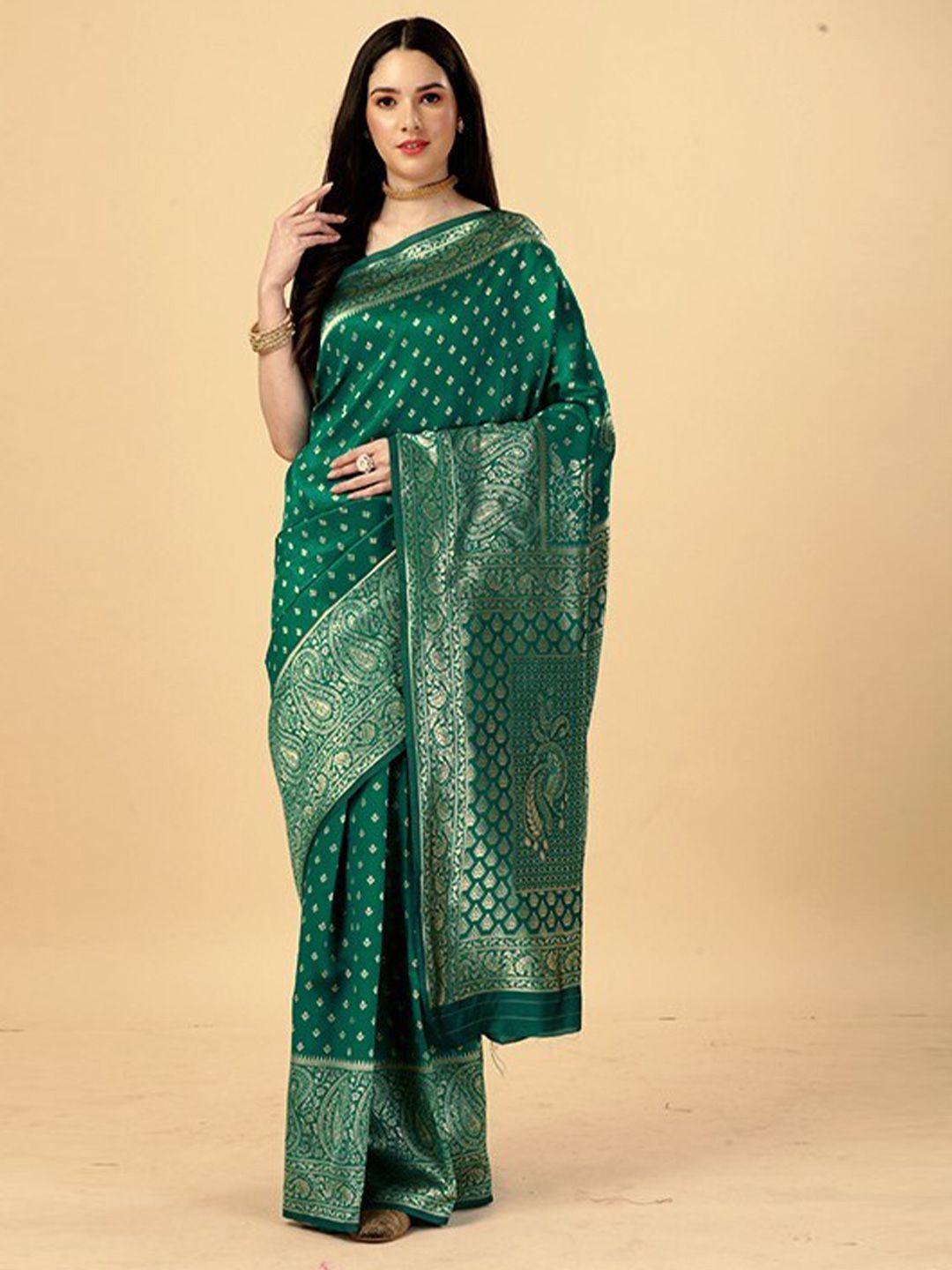 kalini ethnic motif woven design zari banarasi saree