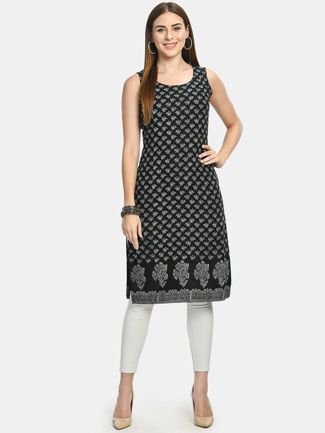 kalini ethnic motifs block print kurta