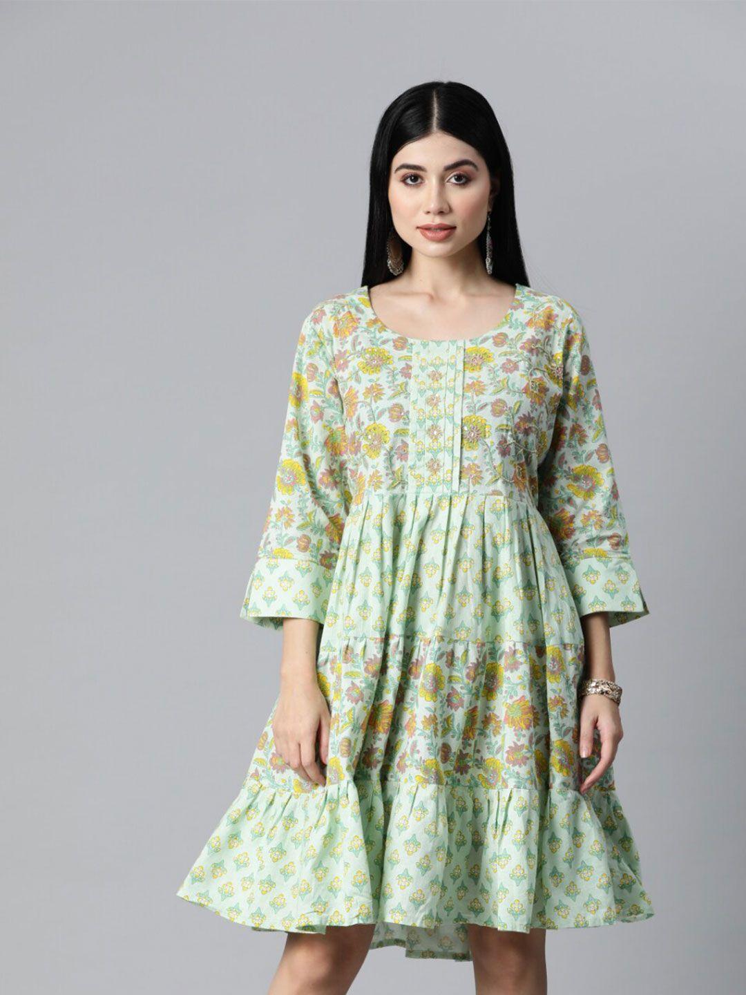 kalini ethnic motifs cotton dress