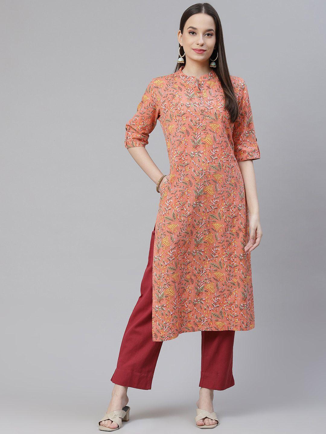 kalini ethnic motifs cotton kurta