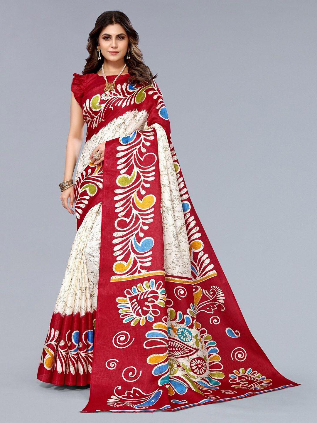 kalini ethnic motifs printed festive saree