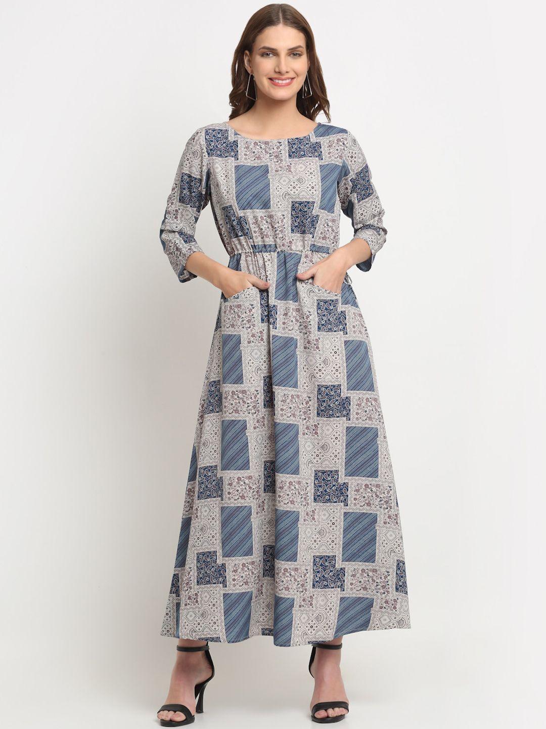 kalini ethnic motifs printed indie prints crepe kurta