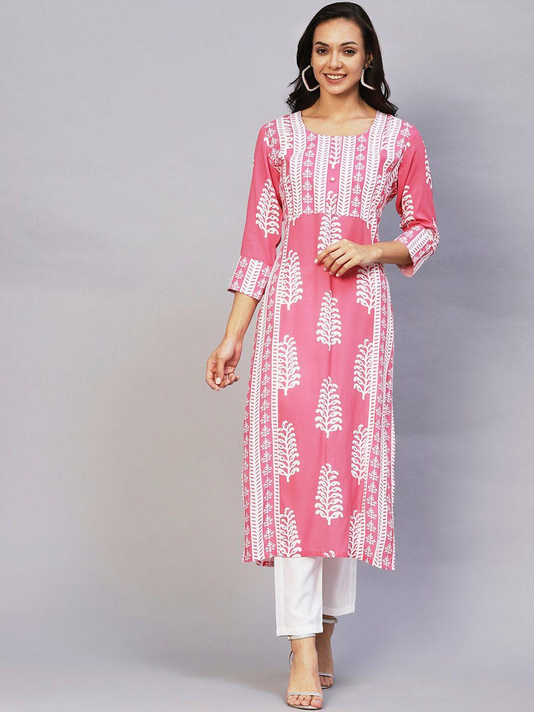 kalini ethnic motifs printed straight kurta