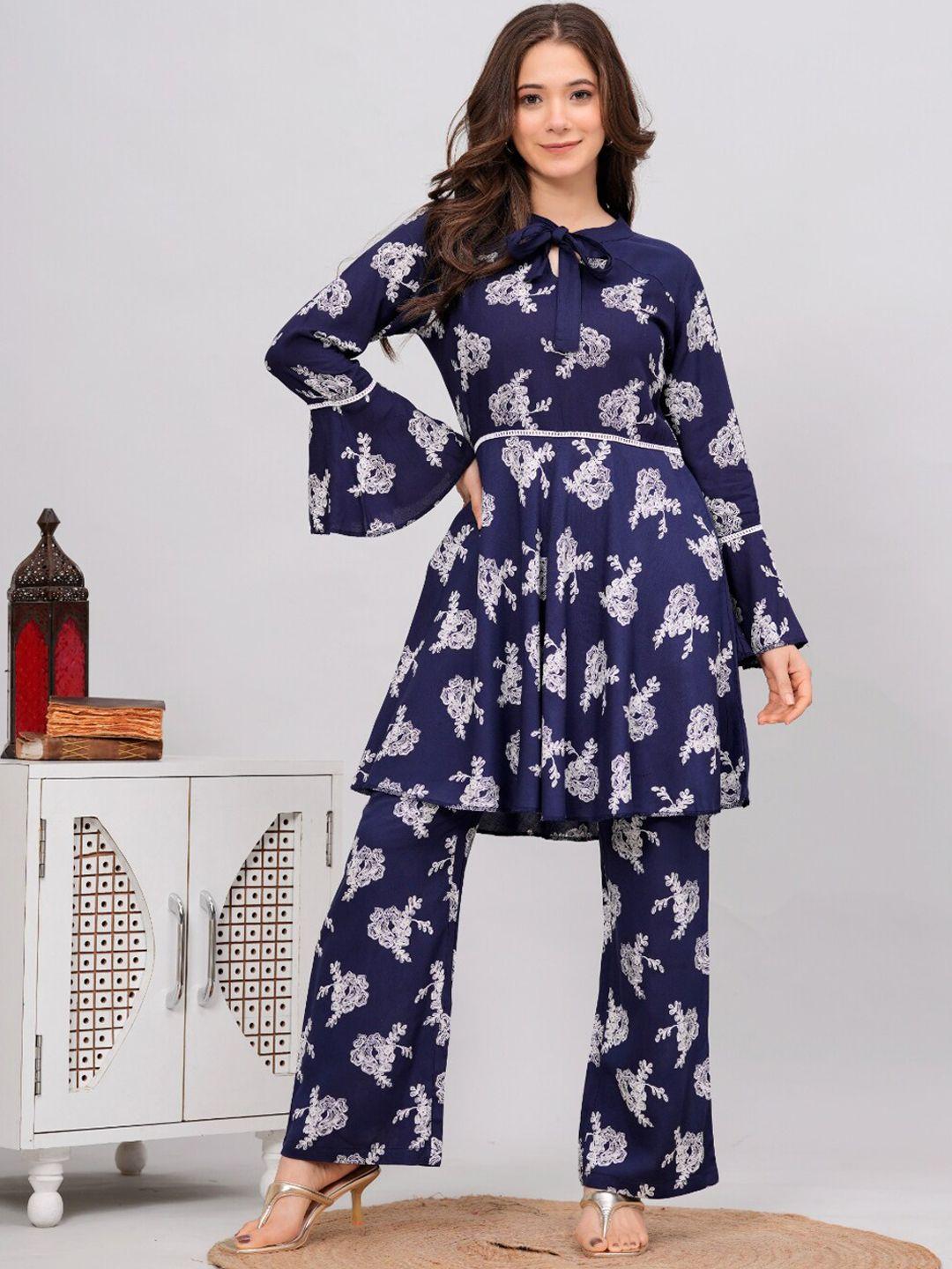 kalini ethnic motifs printed tunic with trouser