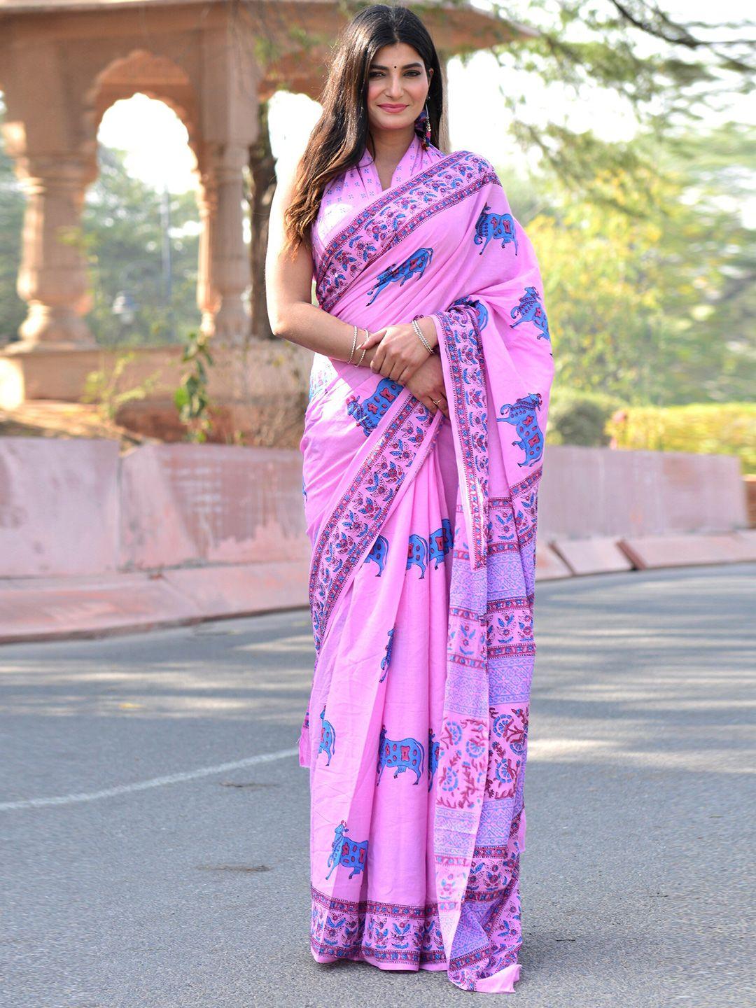 kalini ethnic motifs pure cotton saree