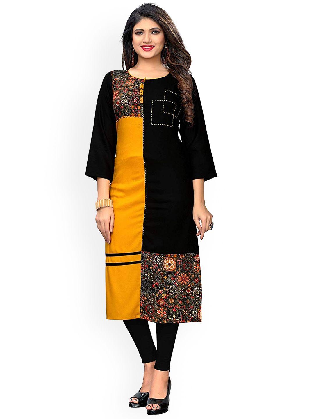 kalini ethnic motifs thread work regular kurta