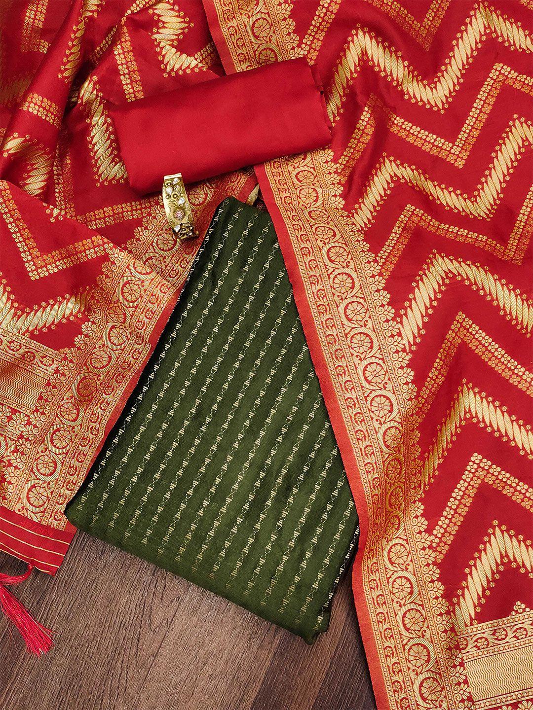 kalini ethnic motifs woven design unstitched dress material