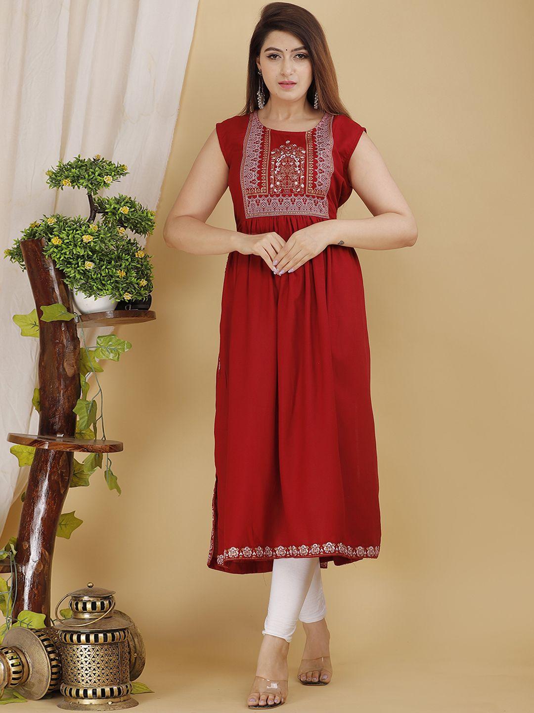 kalini ethnic motifs yoke design regular kurta