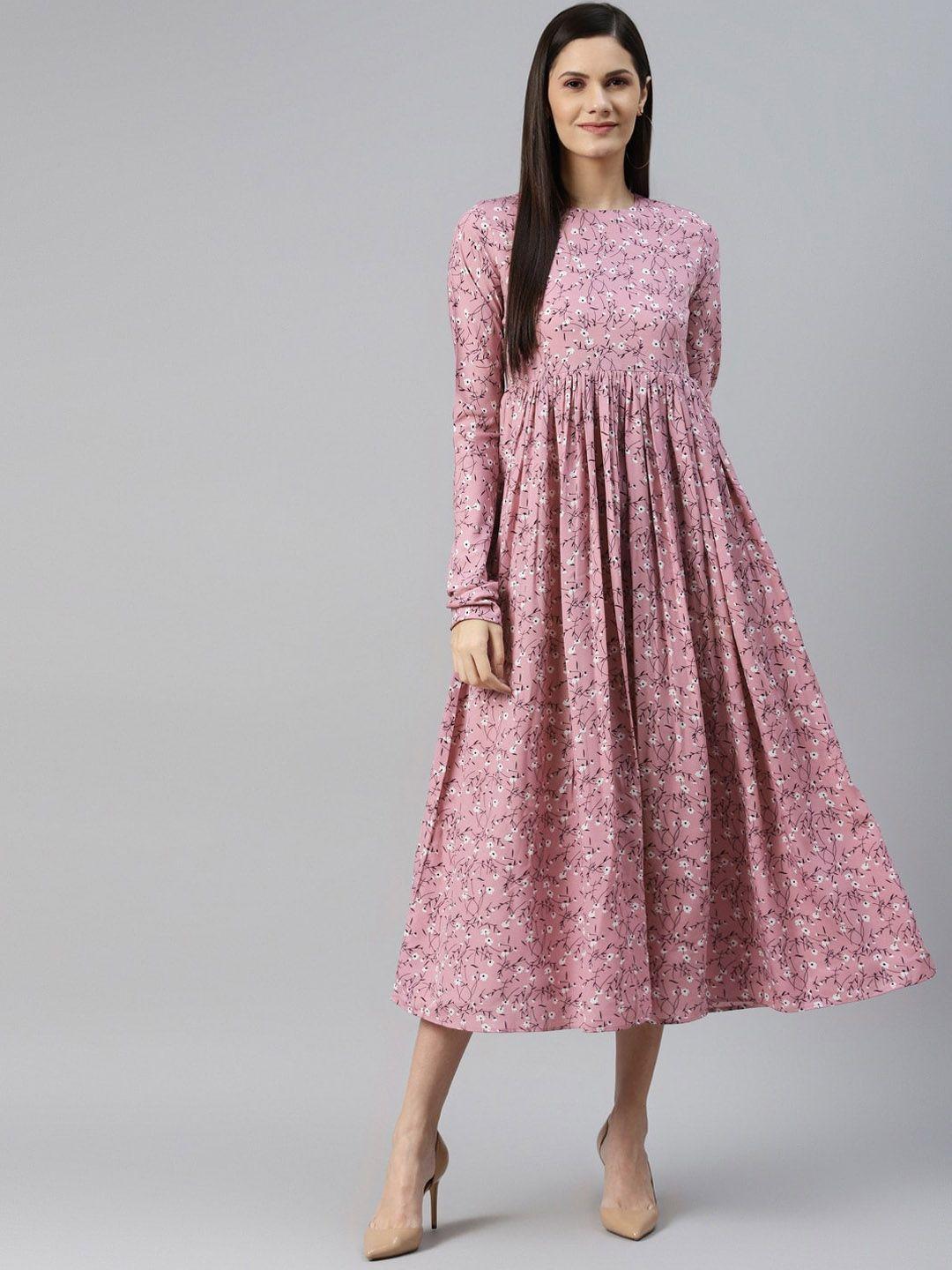 kalini floral printed anarkali kurta