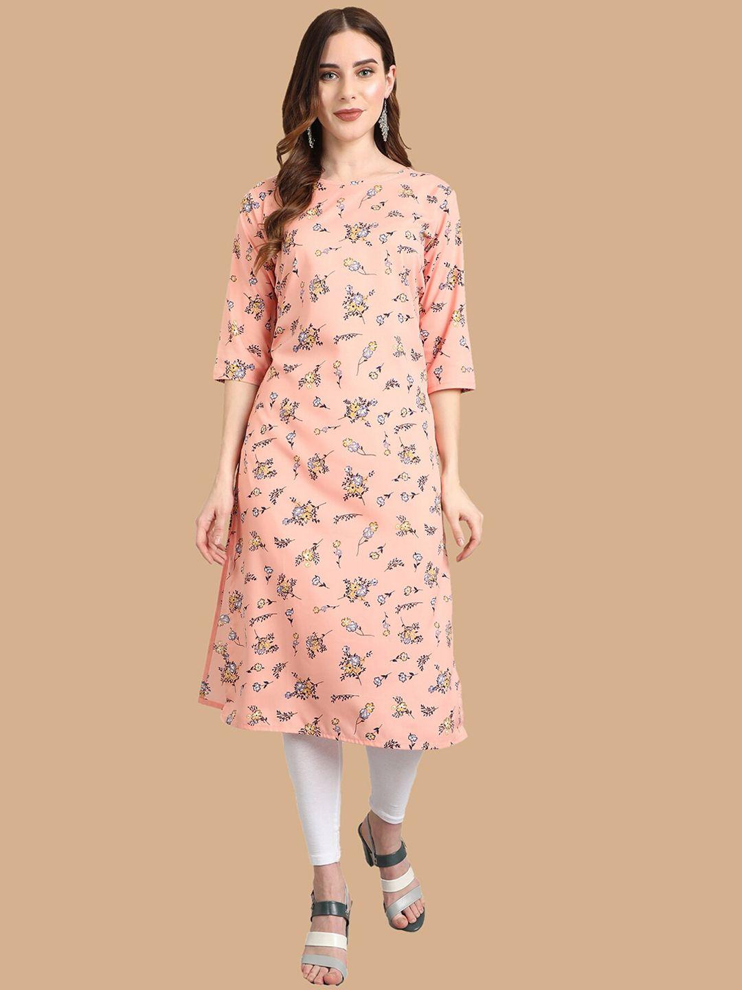 kalini floral printed floral crepe kurta