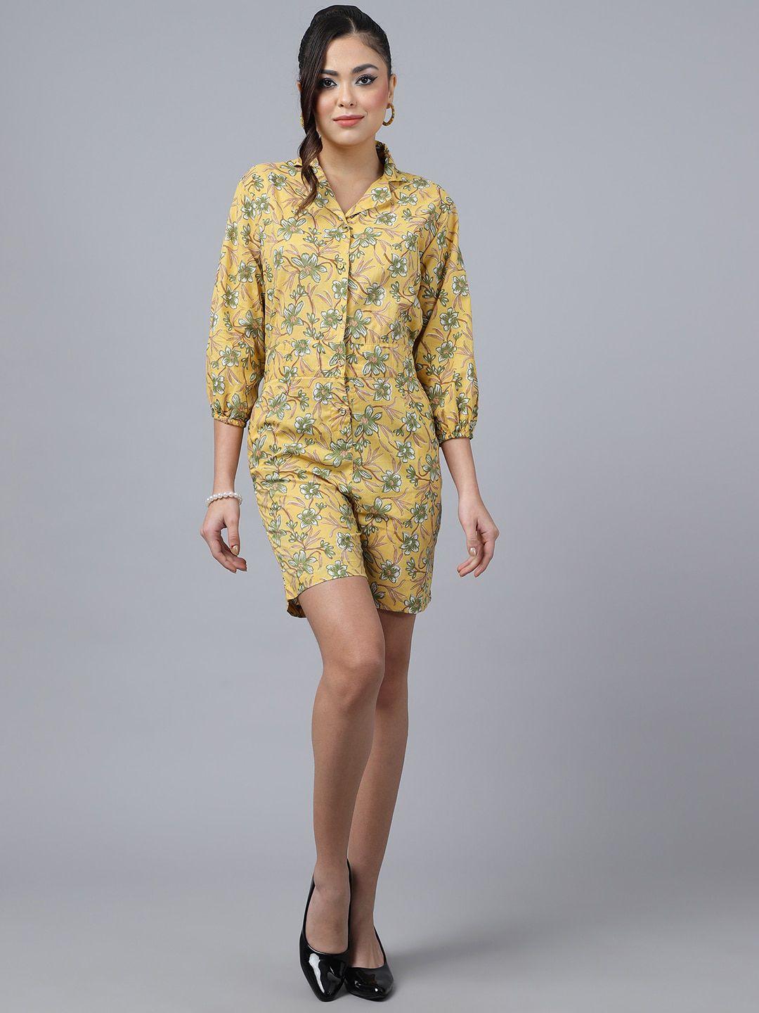 kalini floral printed jumpsuit