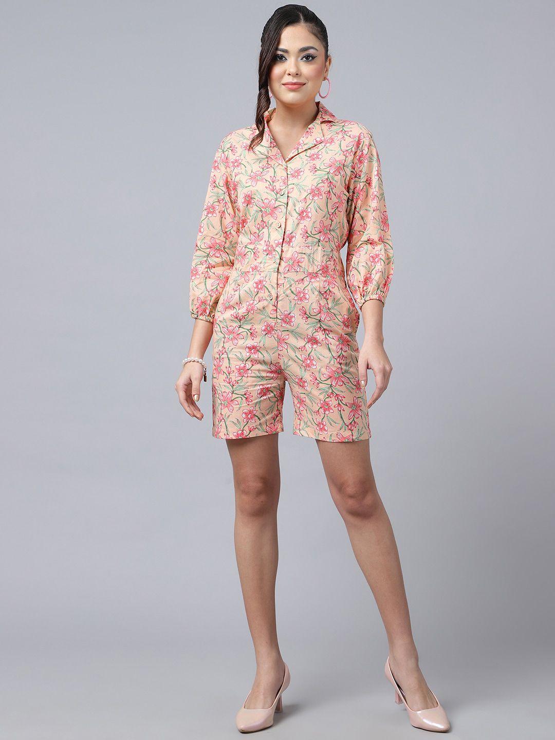kalini floral printed jumpsuit