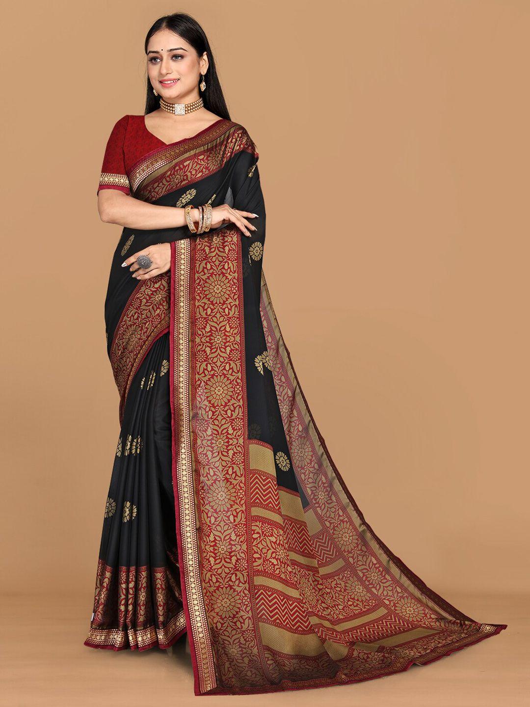 kalini floral printed pure georgette saree