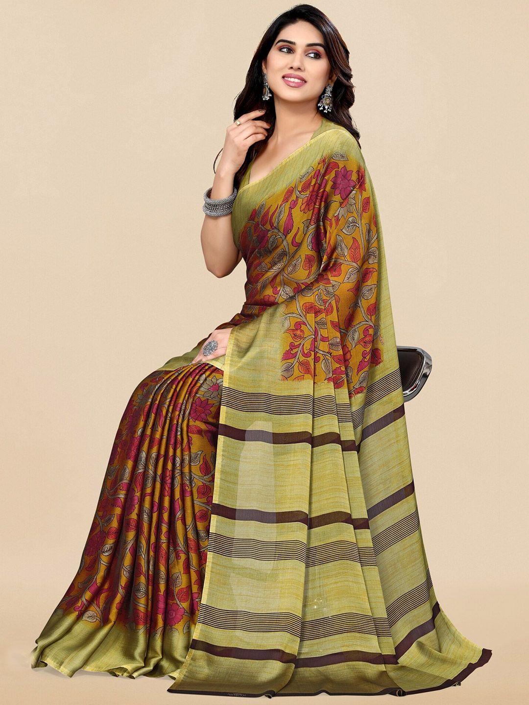 kalini floral printed saree