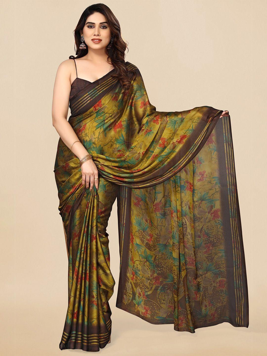 kalini floral printed saree