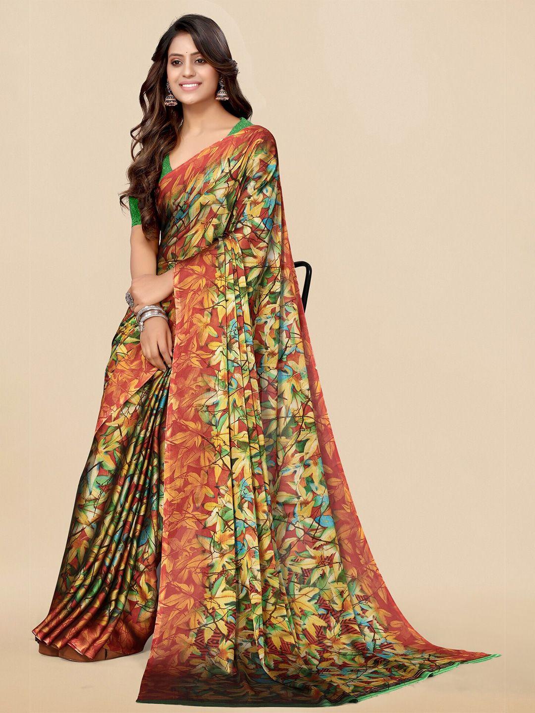 kalini floral printed saree