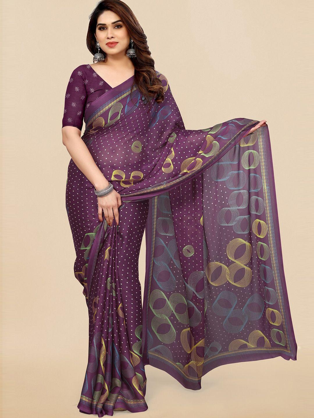 kalini geometric printed saree