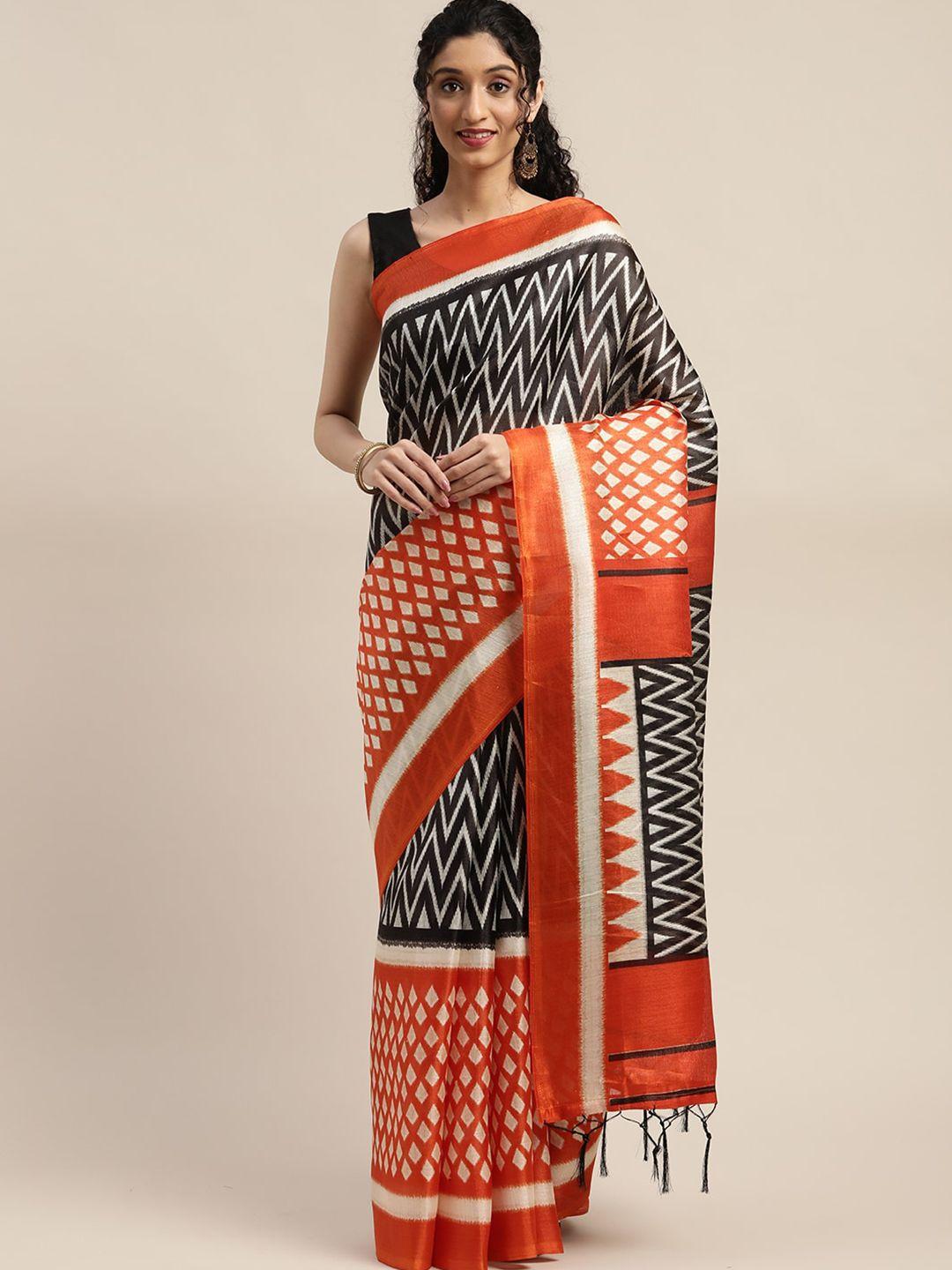 kalini geometric printed saree