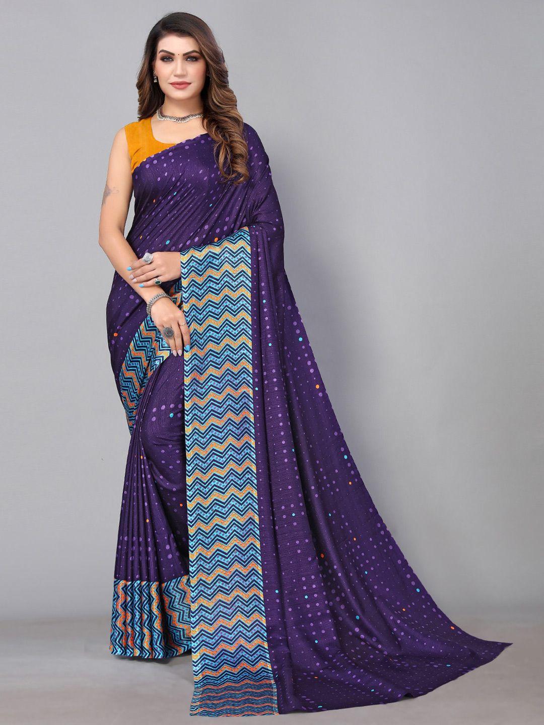 kalini polka dots printed saree