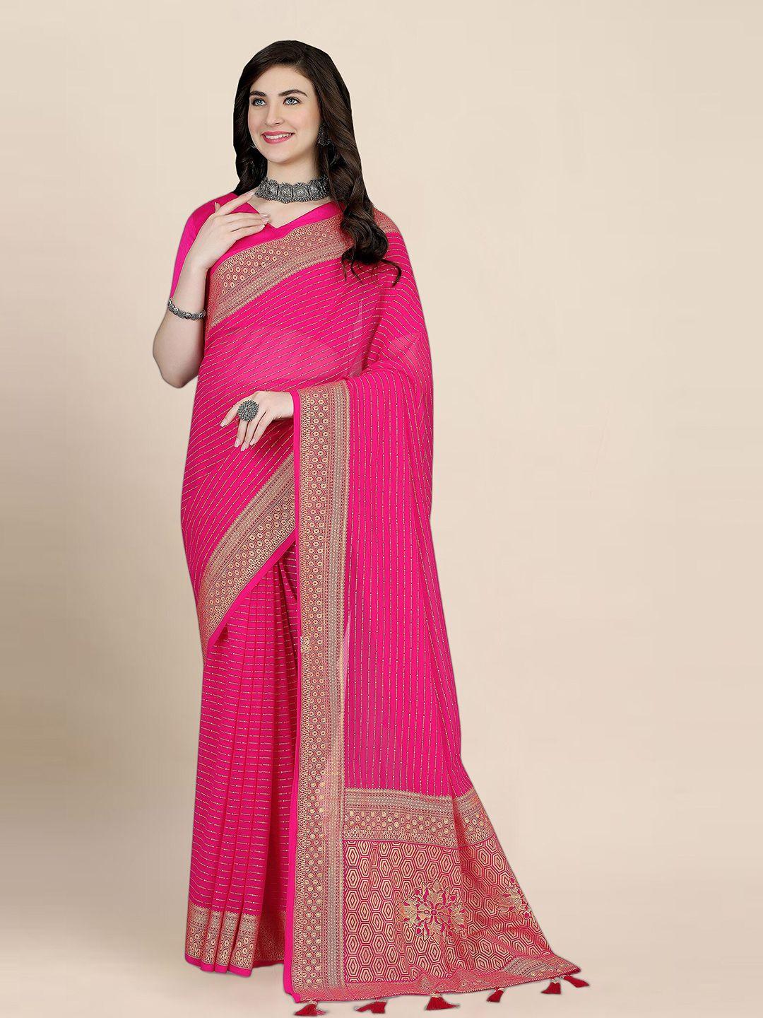 kalini poly georgette khadi saree